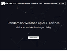 Tablet Screenshot of dandodesign.dk